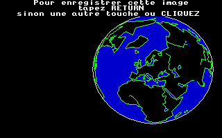 Planète Bleue atari screenshot